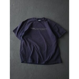 Vintage 2000s Y2K Fisherman Plays With His Pole Funny Blue T-shirt XL Delta